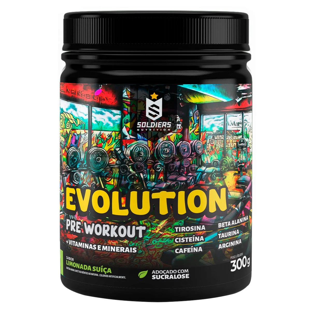 Pré-Treino Evolution Pré Workout 300g - Soldiers Nutrition