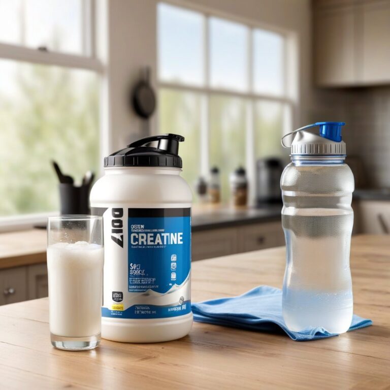 quem toma creatina tem que beber muita água?