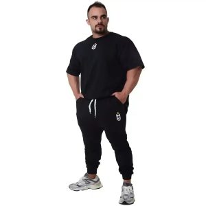 Calça Moletom Preta Brasão – Soldiers Nutrition