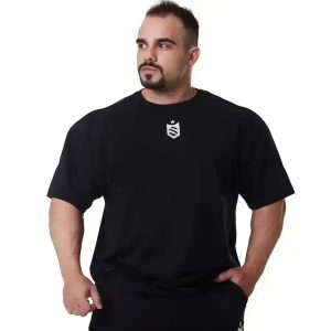 Camiseta Oversized Preta Brasão – Soldiers Nutrition