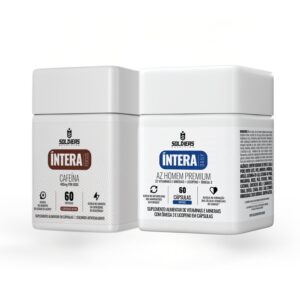 Kit: Termogênico Cafeína + Multivitamínico Az Homem Premium Intera – Soldiers Nutrition