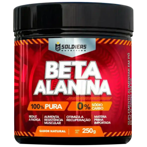 Beta Alanina 250g – 100% Puro Importado – Soldiers Nutrition