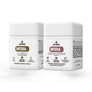 Kit: Multivitamínico AZ e Ômega 3 + Complexo B Premium Íntera Daily – Soldiers Nutrition