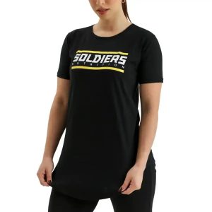 Camiseta Feminina Preta Soldiers Nutrition – Soldiers Nutrition