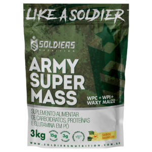 Hipercalórico Army Super Mass 3Kg – Soldiers Nutrition