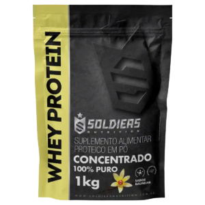Whey Protein Concentrado Baunilha 1Kg – Soldiers Nutrition
