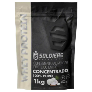 Whey Protein Concentrado Beijinho 1kg – Soldiers Nutrition