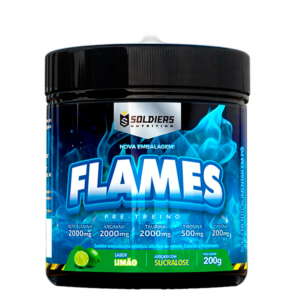 Pré-Treino Flames Limão 200g – Soldiers Nutrition