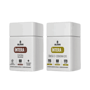 Kit: Cafeína Intera + Ômega 3 com Coenzima Q10 – Soldiers Nutrition