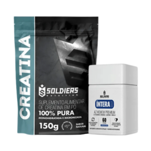 Kit: Creatina 150g + AZ Homem – Soldiers Nutrition