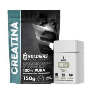 Kit: Ômega 3 Intera + Creatina 150g – Soldiers Nutrition