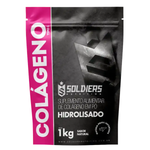 Colágeno Hidrolisado 1Kg – 100% Pura Importado – Soldiers Nutrition