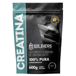 Creatina Monohidratada 600 – 100% Pura Importada – Soldiers Nutrition