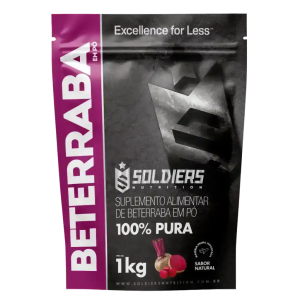 Beterraba Em Pó 1Kg – 100% Puro – Soldiers Nutrition