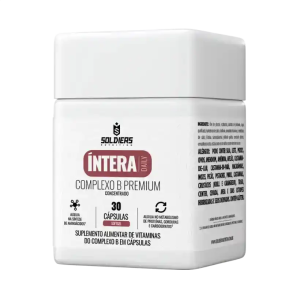Vitámina Complexo B Premium Íntera Daily Energia e Metabolismo – Soldiers Nutrition