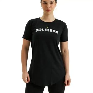 Camiseta Feminina Preta Soldiers – Soldiers Nutrition