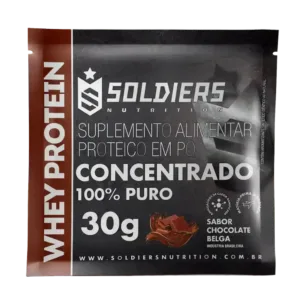 Kit: Whey Protein Sachê 30g 3 Unidades – Soldiers Nutrition