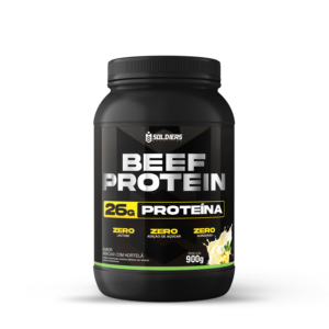 Beef Protein Suplemento Alimentar de Proteínas em Pó 900g 30 Doses – Soldiers Nutrition
